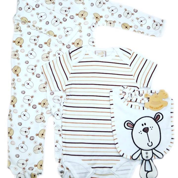 WIN! This Gorgeous 3 Piece Cuddly Bear Gift Set from Babycchinos...