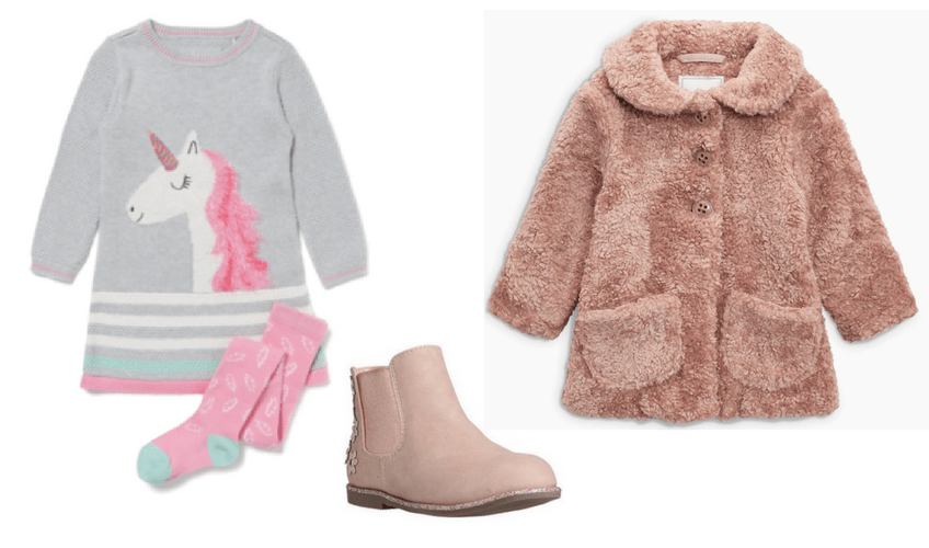 Tiny Trends: Back In Pink Unicorn Outfit