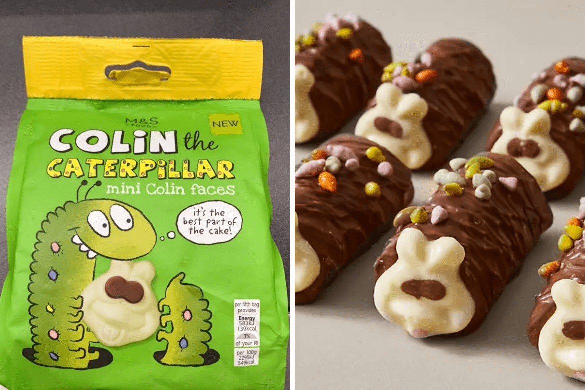 You Can Now Get Colin the Caterpillar FACES!!