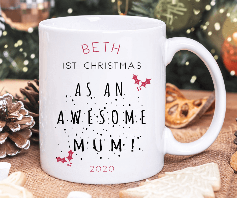 1st chrtistmas as mummy mug