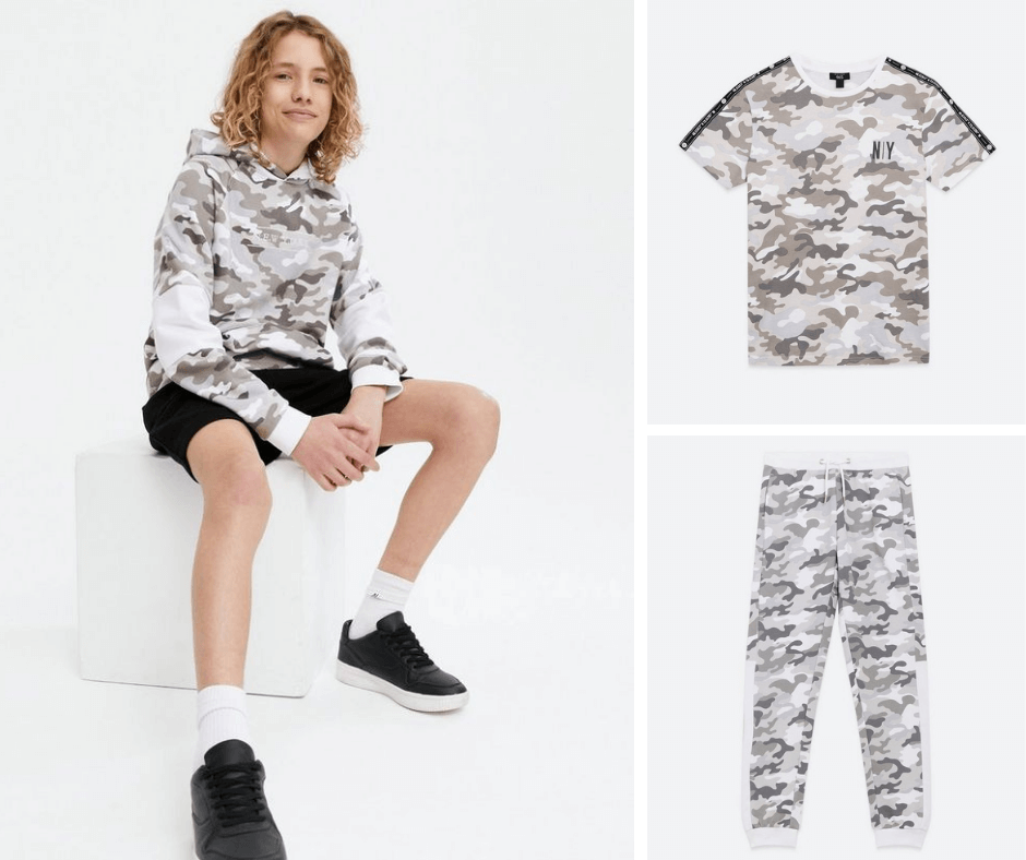 915 camo hoodie, t-shirt and joggers
