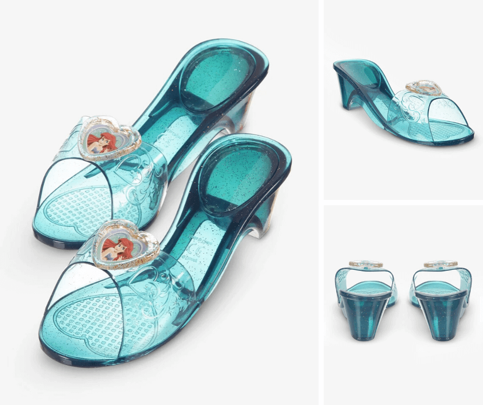 Ariel Blue Jelly Shoes