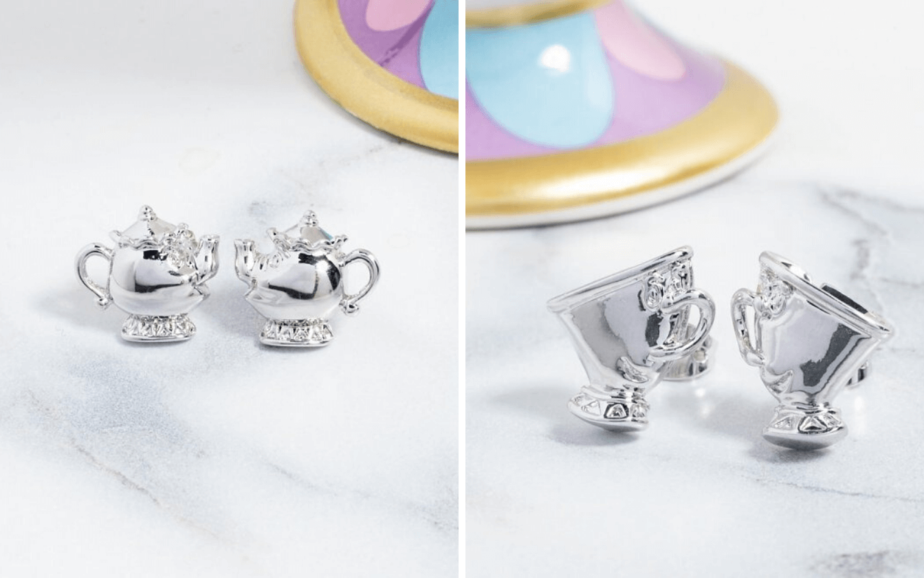 Beauty And The Beast Fans - These Earrings Are Your Cup Of Tea
