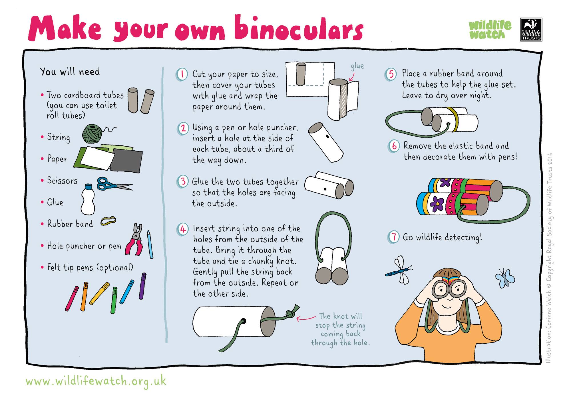 Make your own binoculars