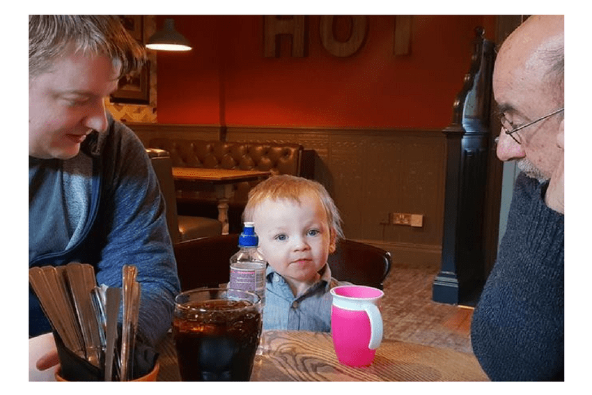 The Boy With The 'Girly' Pink Cup