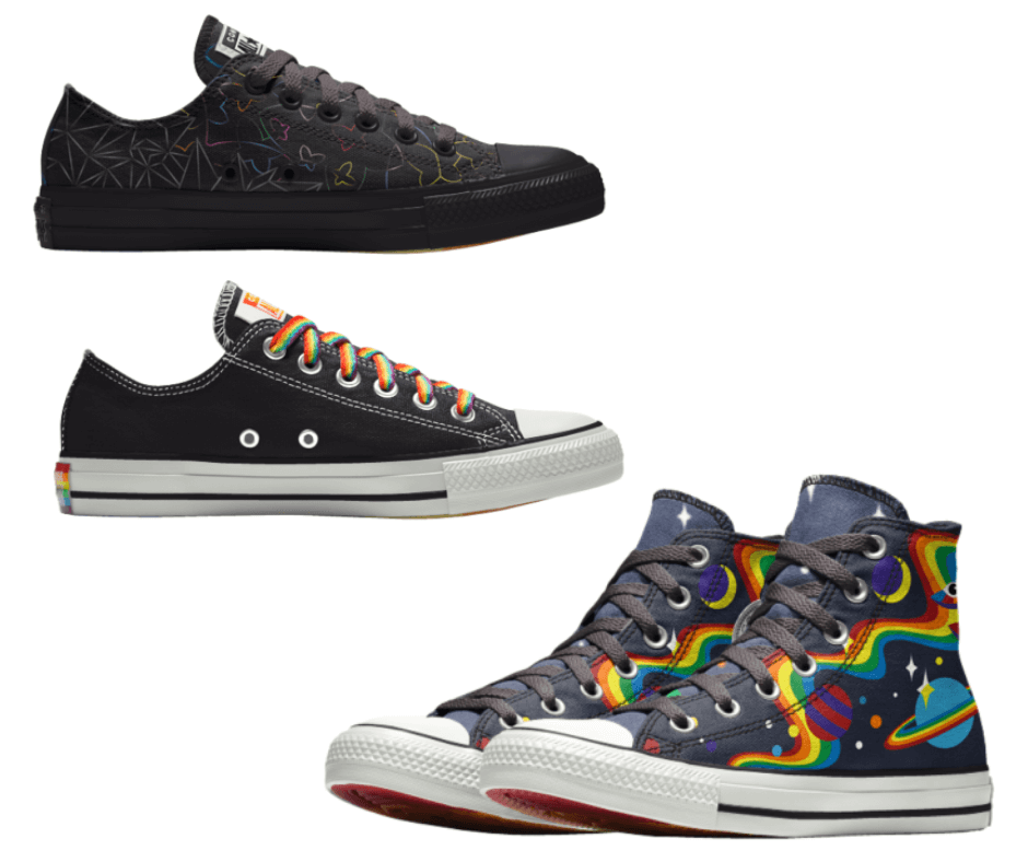 Converse Pride Black/Space print