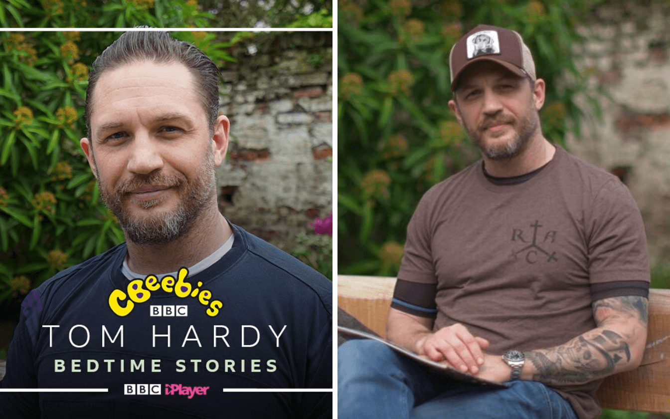 Tom Hardy will be reading Cbeebies Bedtime Stories for an ENTIRE WEEK!