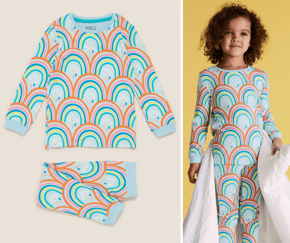 Cotton Rainbow Pyjama Set