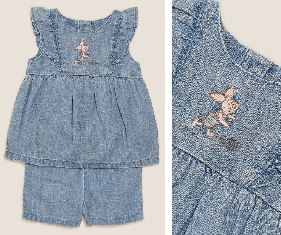 Winnie the Pooh Denim Outfit