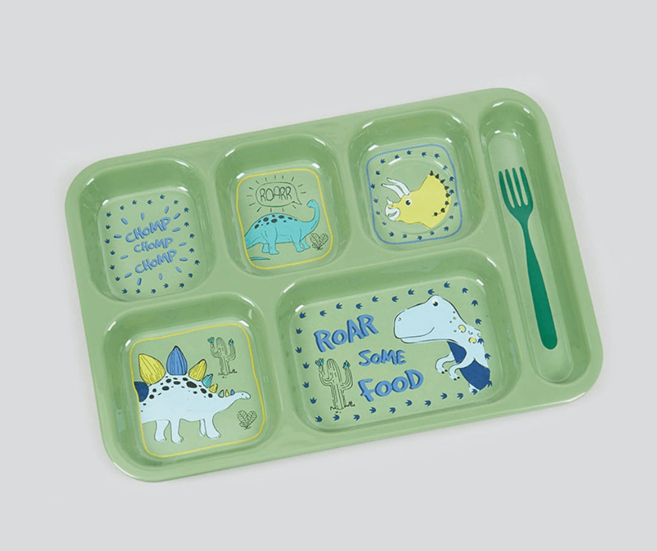 Dinosaur Plastic Divider Tray