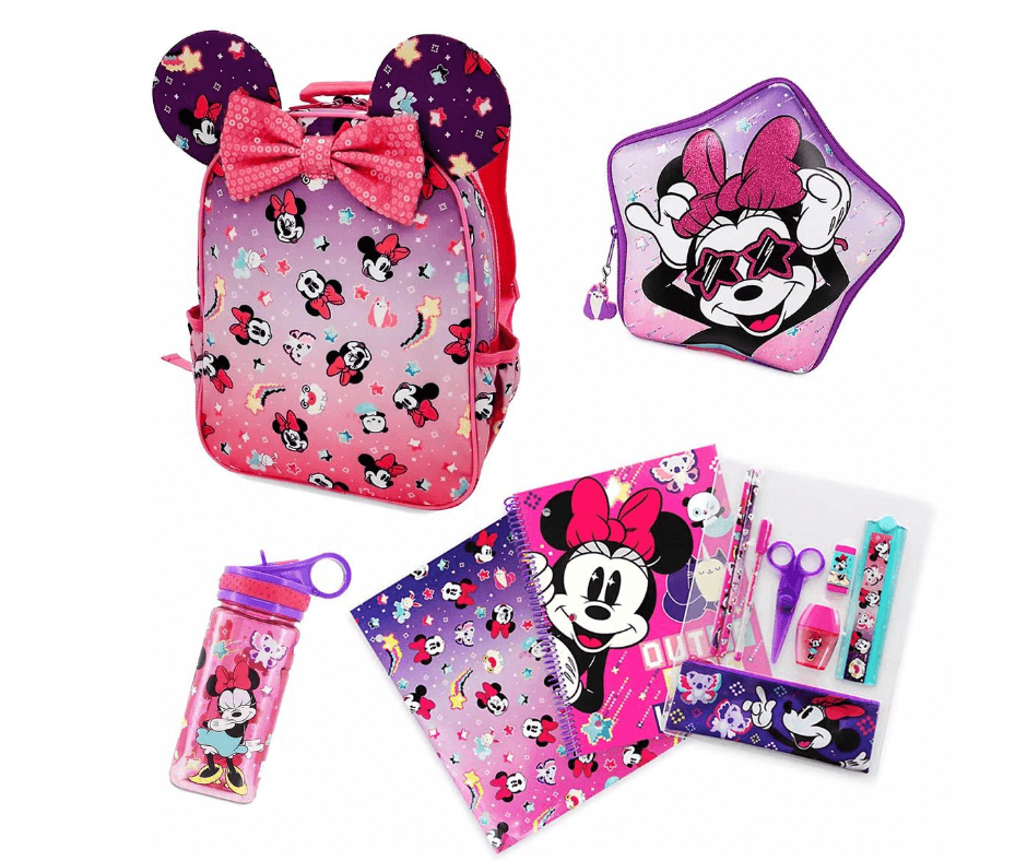 Disney Store Minnie Mouse Back to School Collection