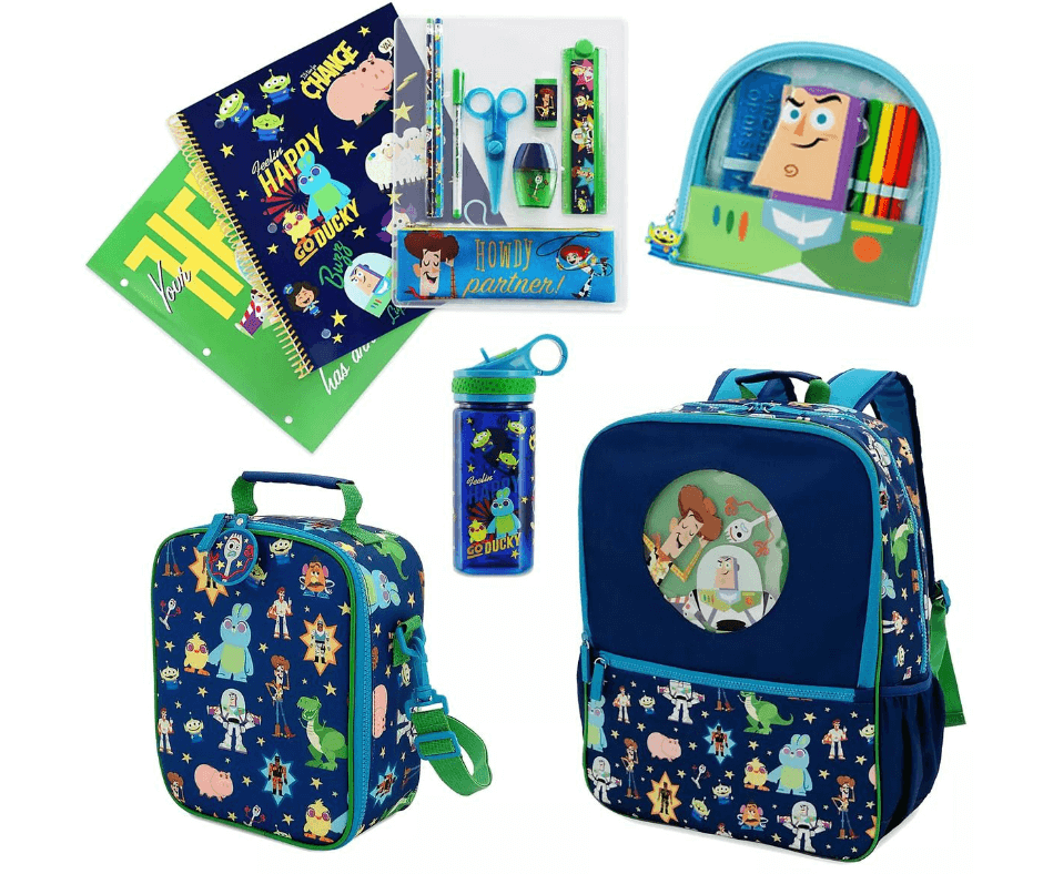 Disney Store Toy Story 4 Back to School Collection