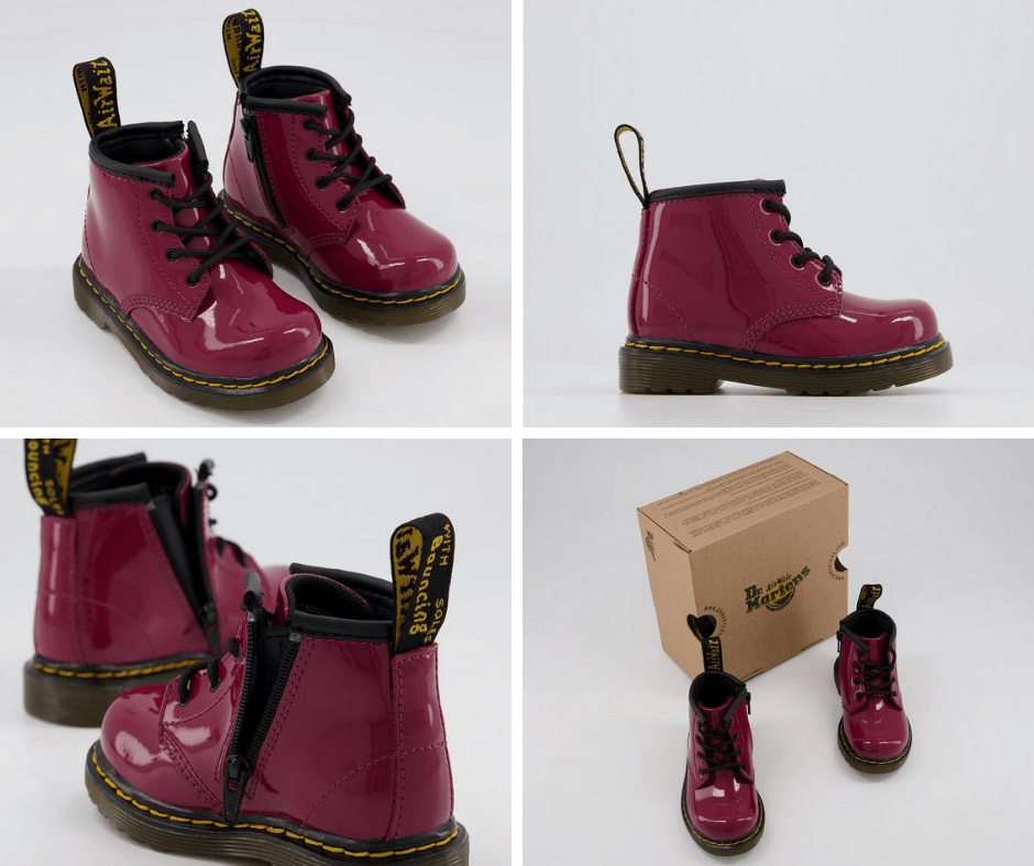 Dr Martens Red Patent