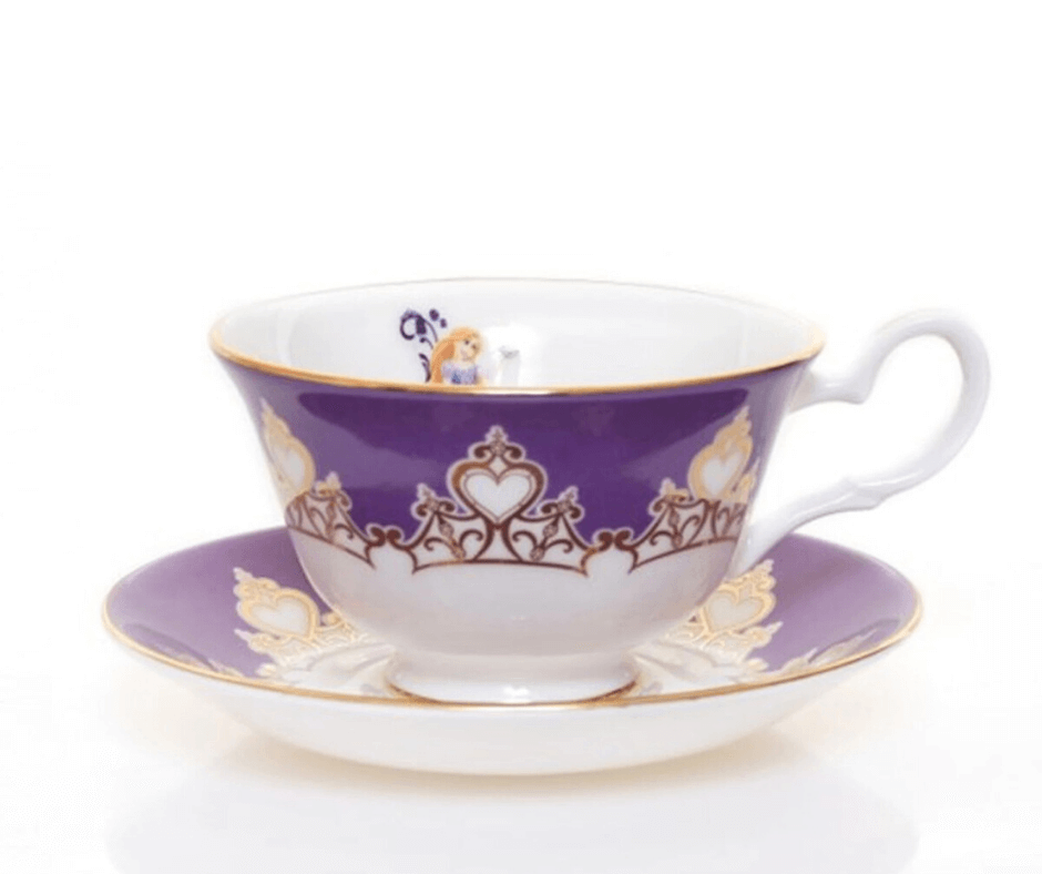 English Ladies Co. Rapunzel Fine Bone China Teacup and Saucer