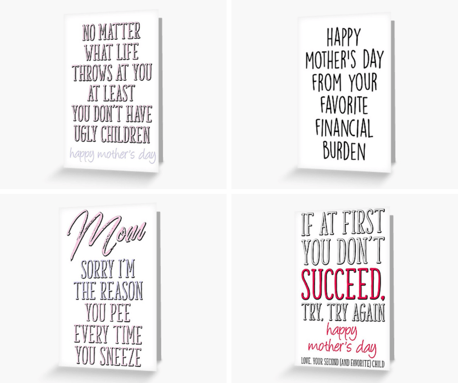 Funny Mother's Day cards