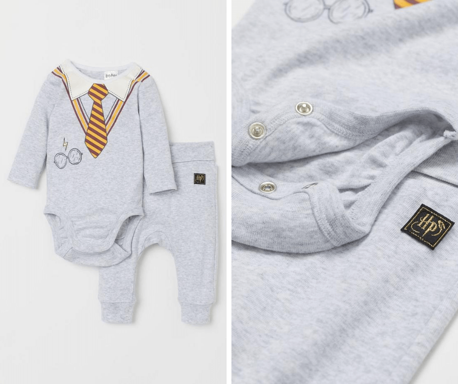 Harry Potter & H&M 2-piece cotton set