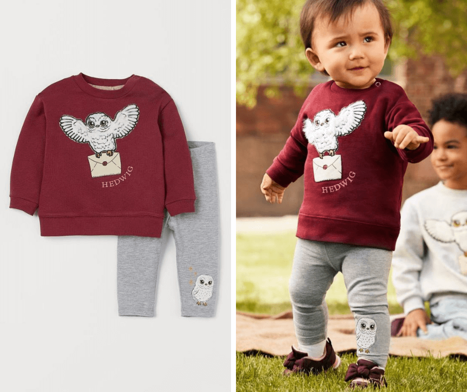 Harry Potter x H&M 2-piece appliquéd set