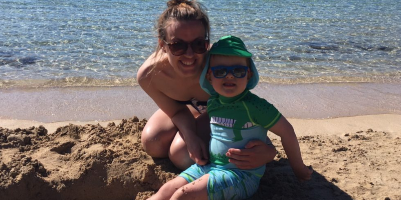 A holiday with a toddler means fun in the sun