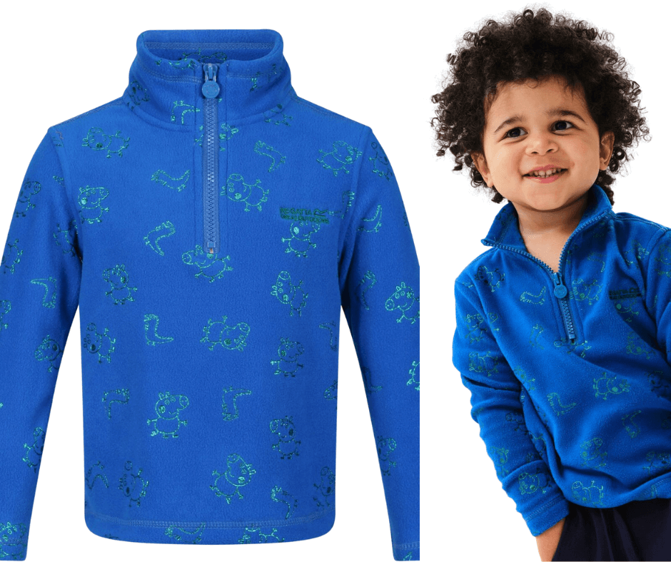 Kids Regatta Blue Peppa Pig Fleece