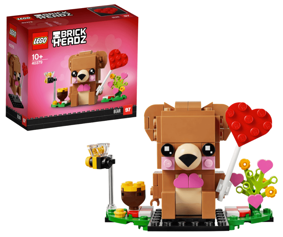 LEGO Valentine's Bear