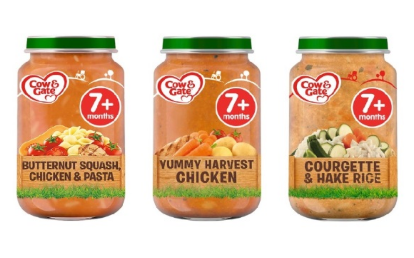 RECALL ALERT: Tesco Recalls 15 Varieties of 200g 7m+ Cow & Gate Baby Food