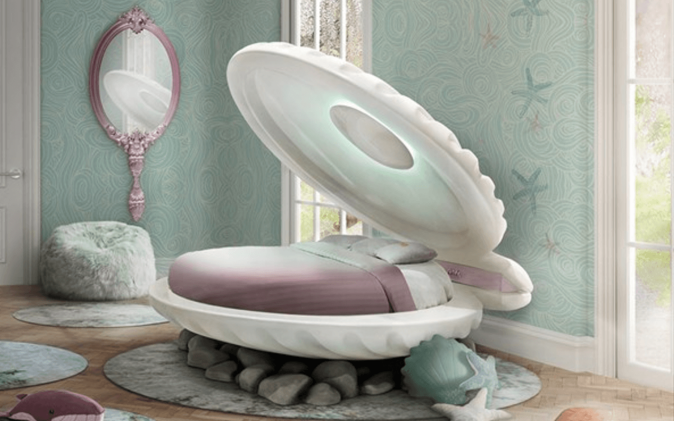 This Mermaid Inspired Bed is Beautiful!