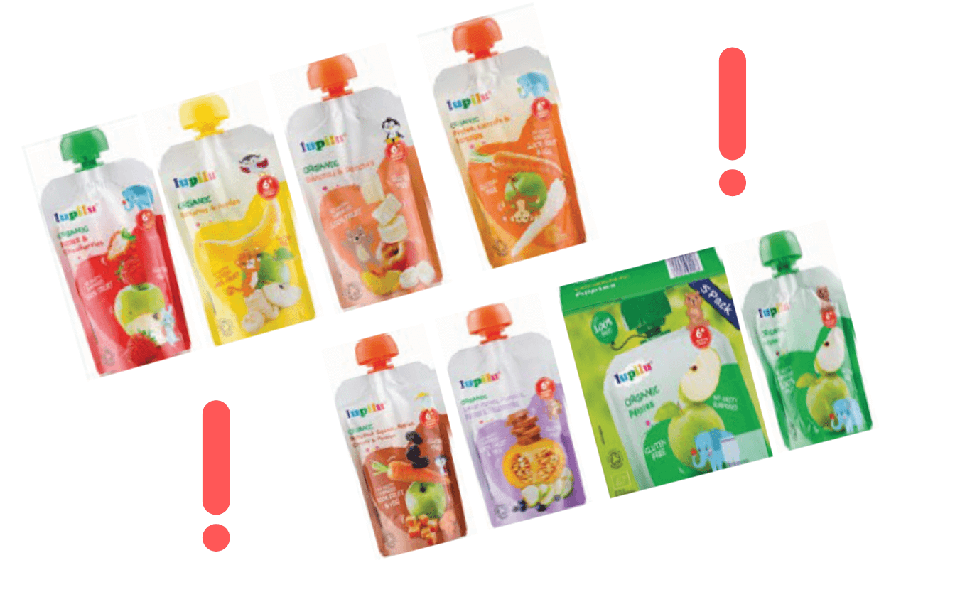 RECALL ALERT: Lidl Recalls Some Lupilu Baby Food Pouches