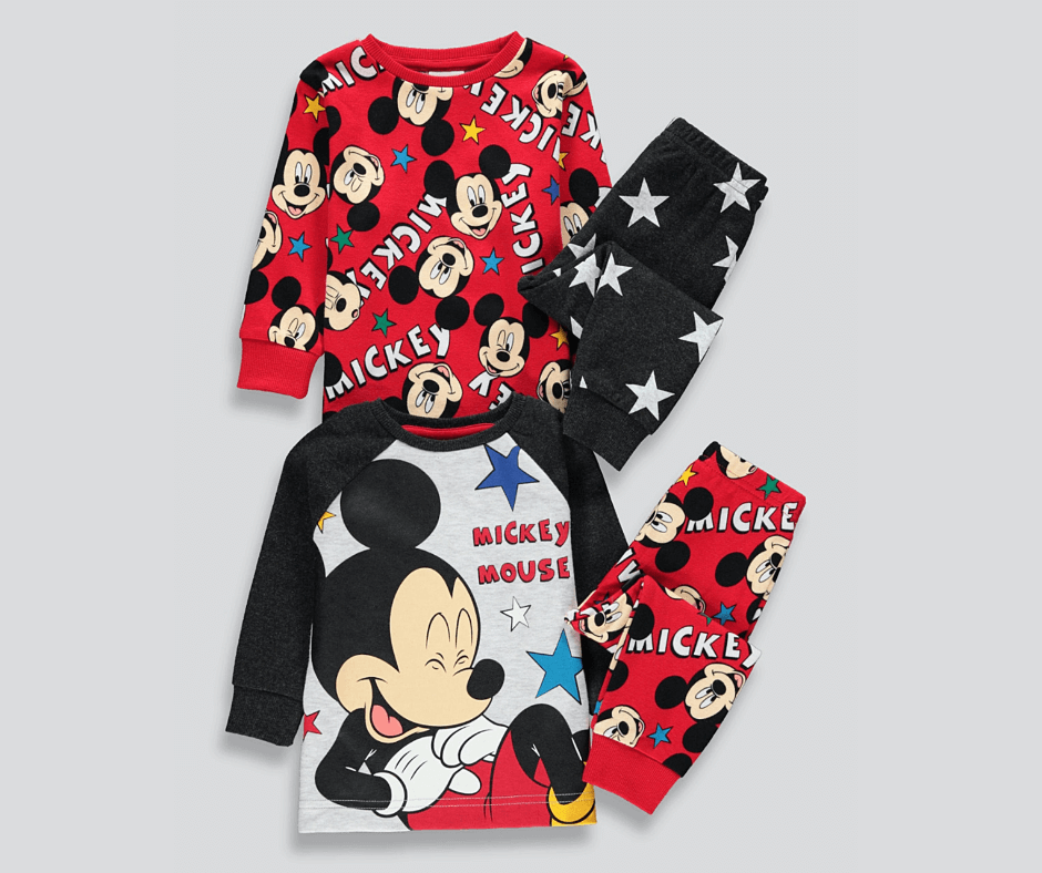 Mickey 2 pack pjs