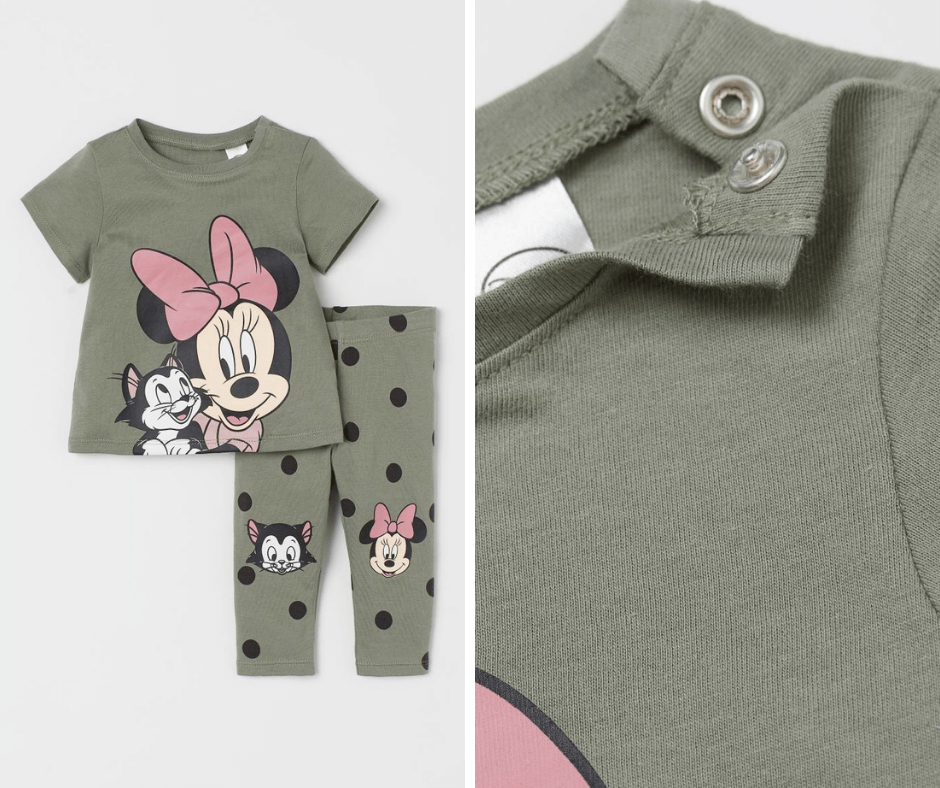 Minnie Mouse 2 piece printed set