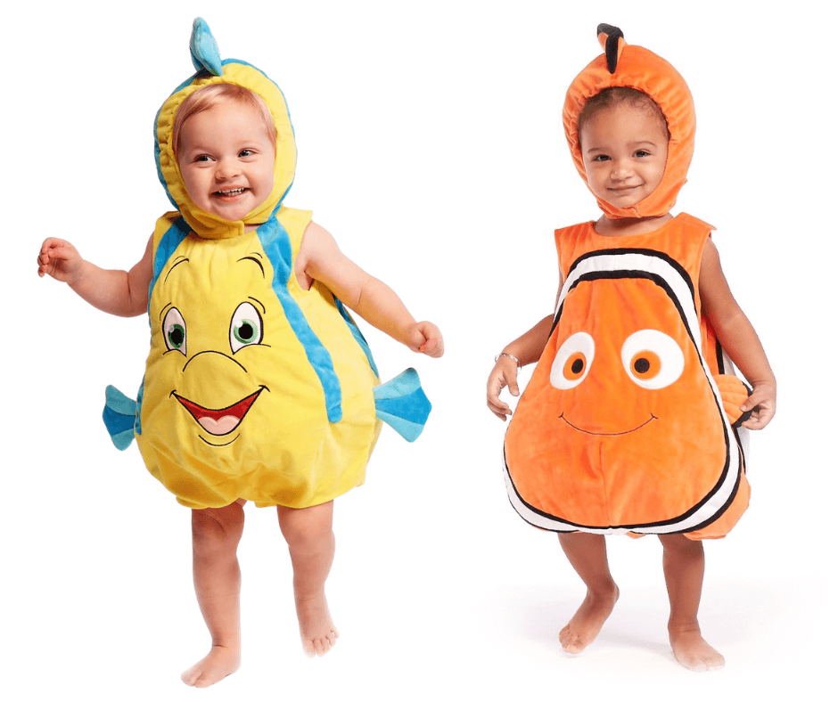 Nemo and Flounder Costumes
