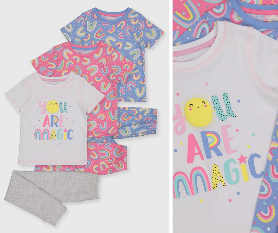 Rainbow Magic Pyjamas 3 Pack