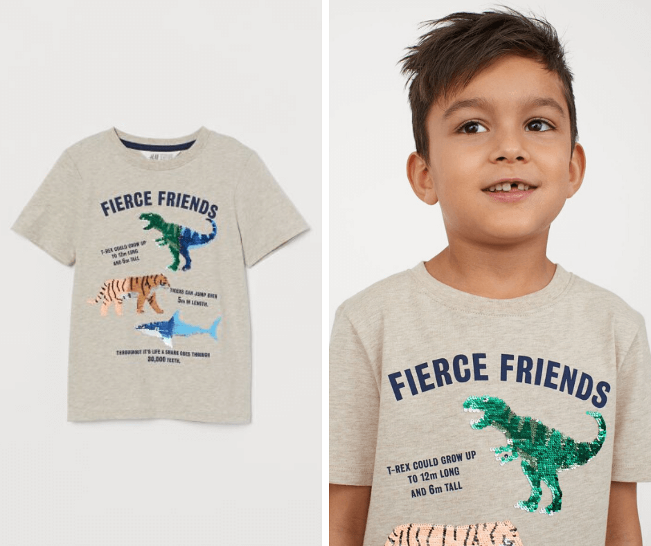 Reversible sequin T-shirt - fierce friend