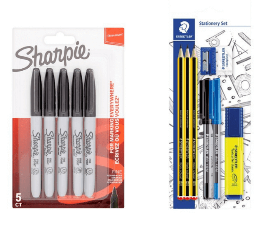 Tesco Sharpies Pencils Image