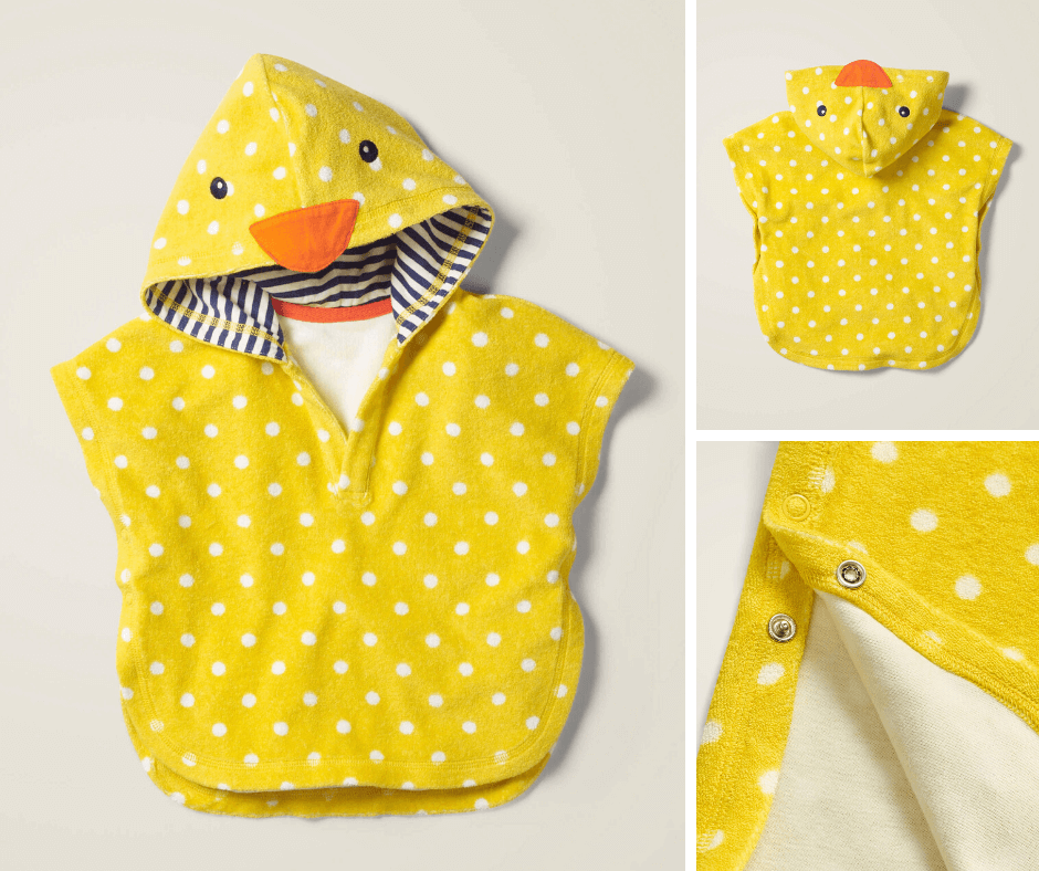 Towelling Throw-On - Daffodil Yellow Duckling