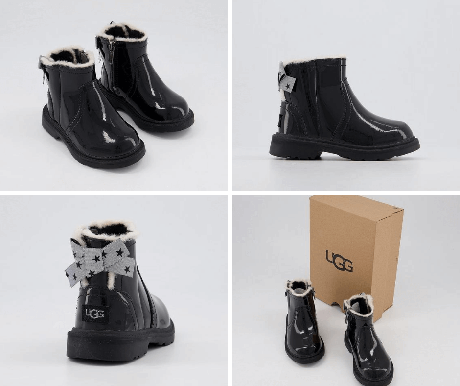 UGG Black patent