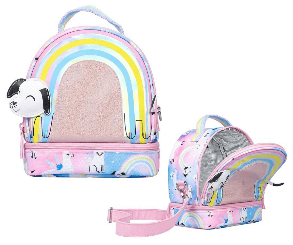 Unicorn Clouds cross body lunch bag