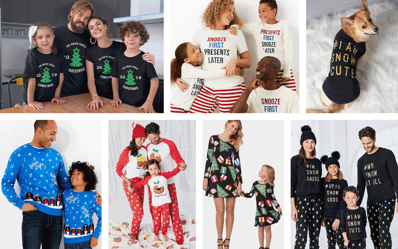 Gorgeous Matching Christmas Wear for Your Family