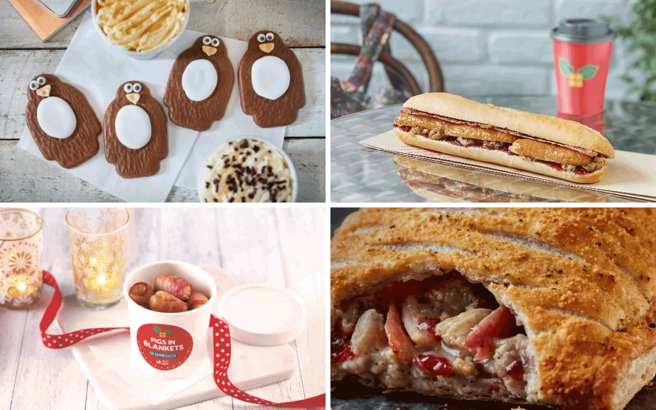 We LOVE The New Greggs Festive Menu!