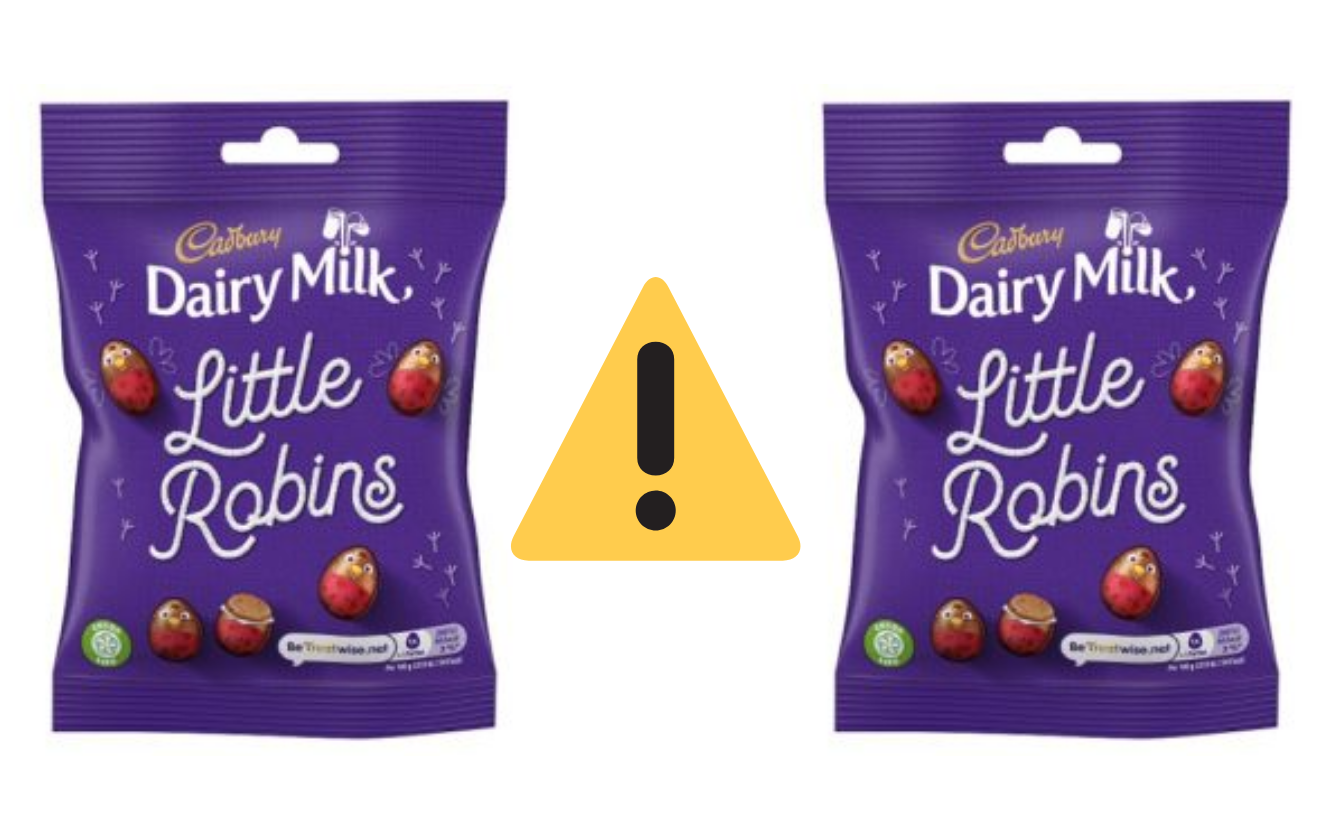 Dairy Milk Little Robins Recalled!