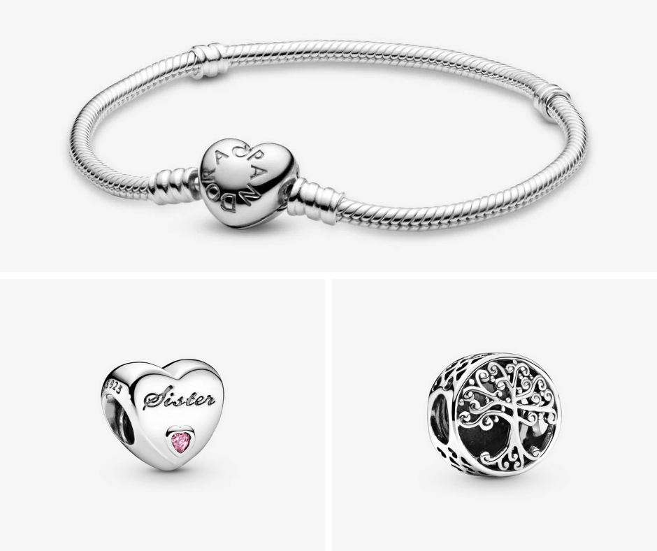 Pandora bracelet sister combination