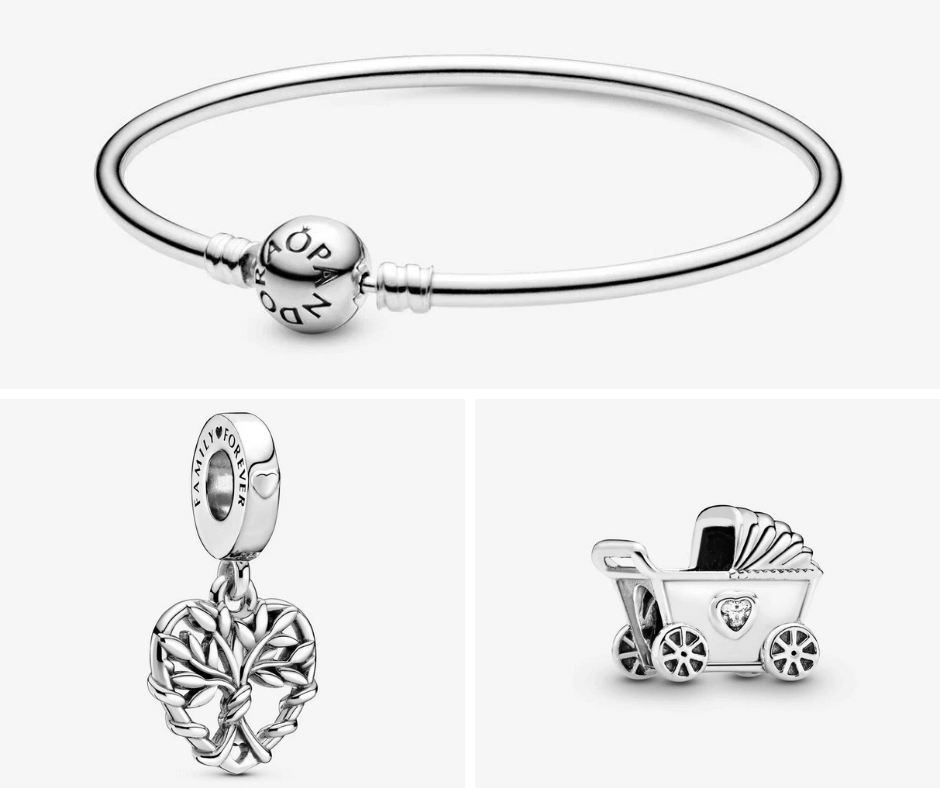 Baby Bottle & Shoes Dangle Charm | PANDORA