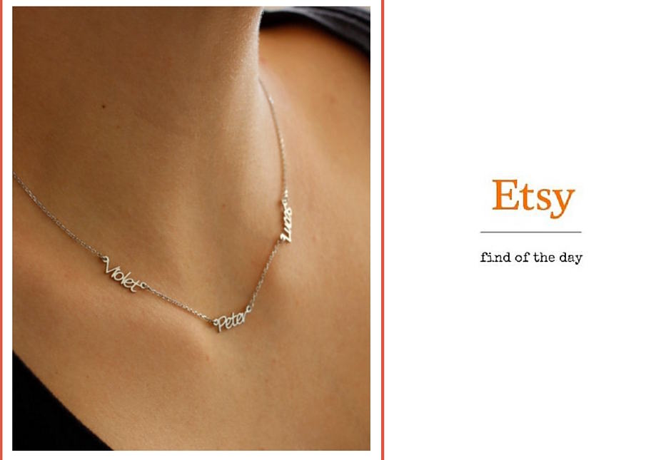 Kids Name Necklace - Etsy Find Of The Day