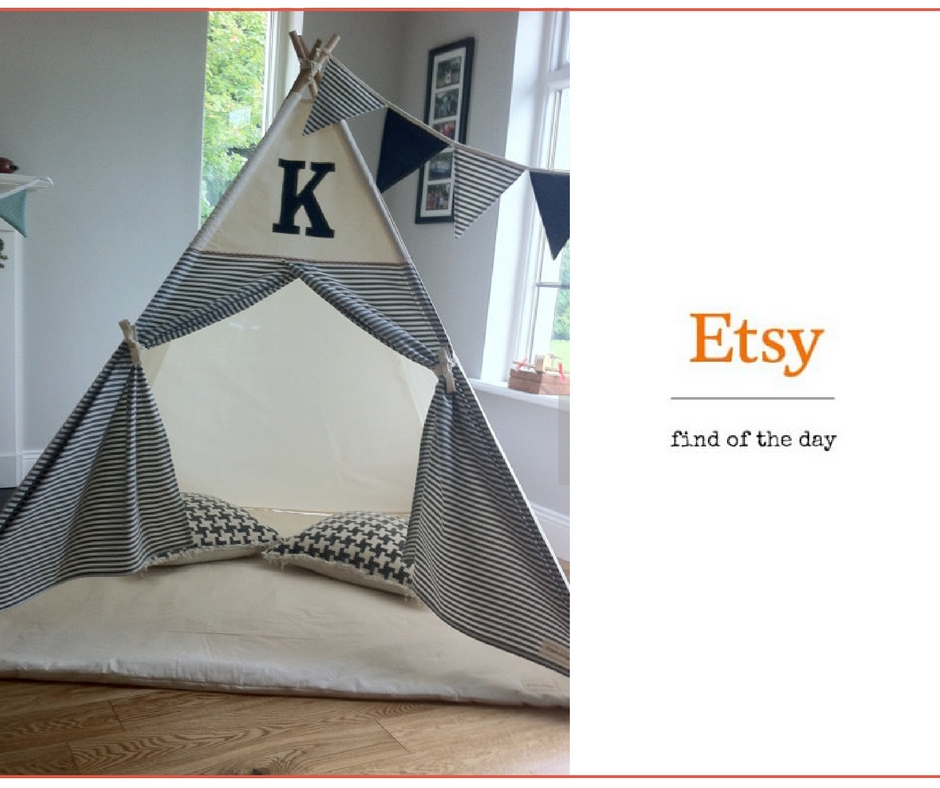 Teepee Play Tent - Etsy Find Of The Day