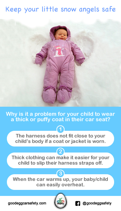 Why you should take your child's jacket off before putting them in