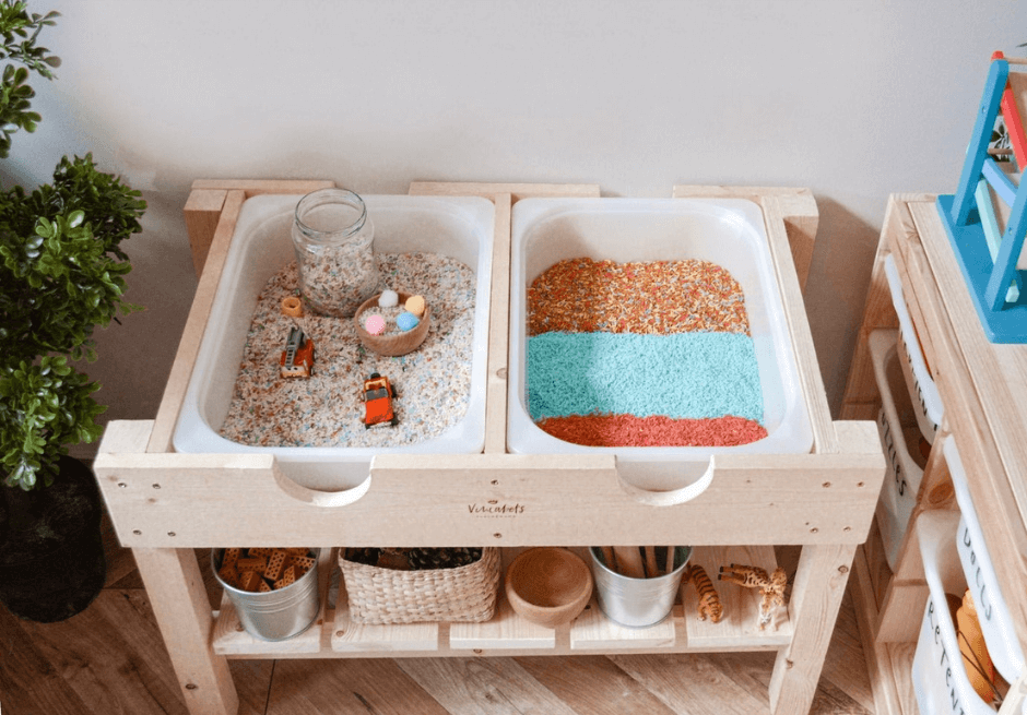 Wooden Sensory Stand