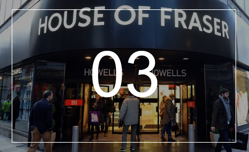 Advent Calendar Day Three: House of Fraser