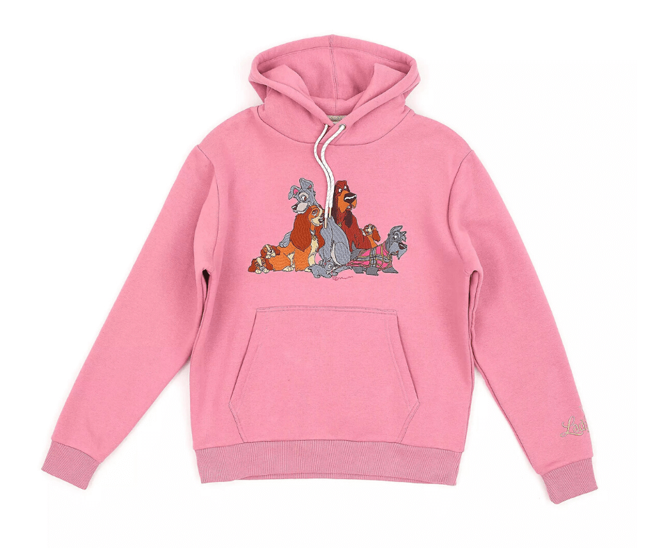 ady and the Tramp Hooded Sweatshirt For Adults