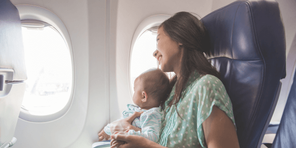 AITA: Flew Business Class With Crying Baby