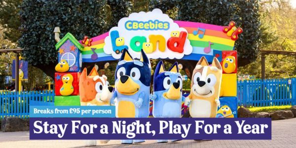 Alton Towers & CBeebies Land 2026 Offer: Stay for a Night and Play for a Year