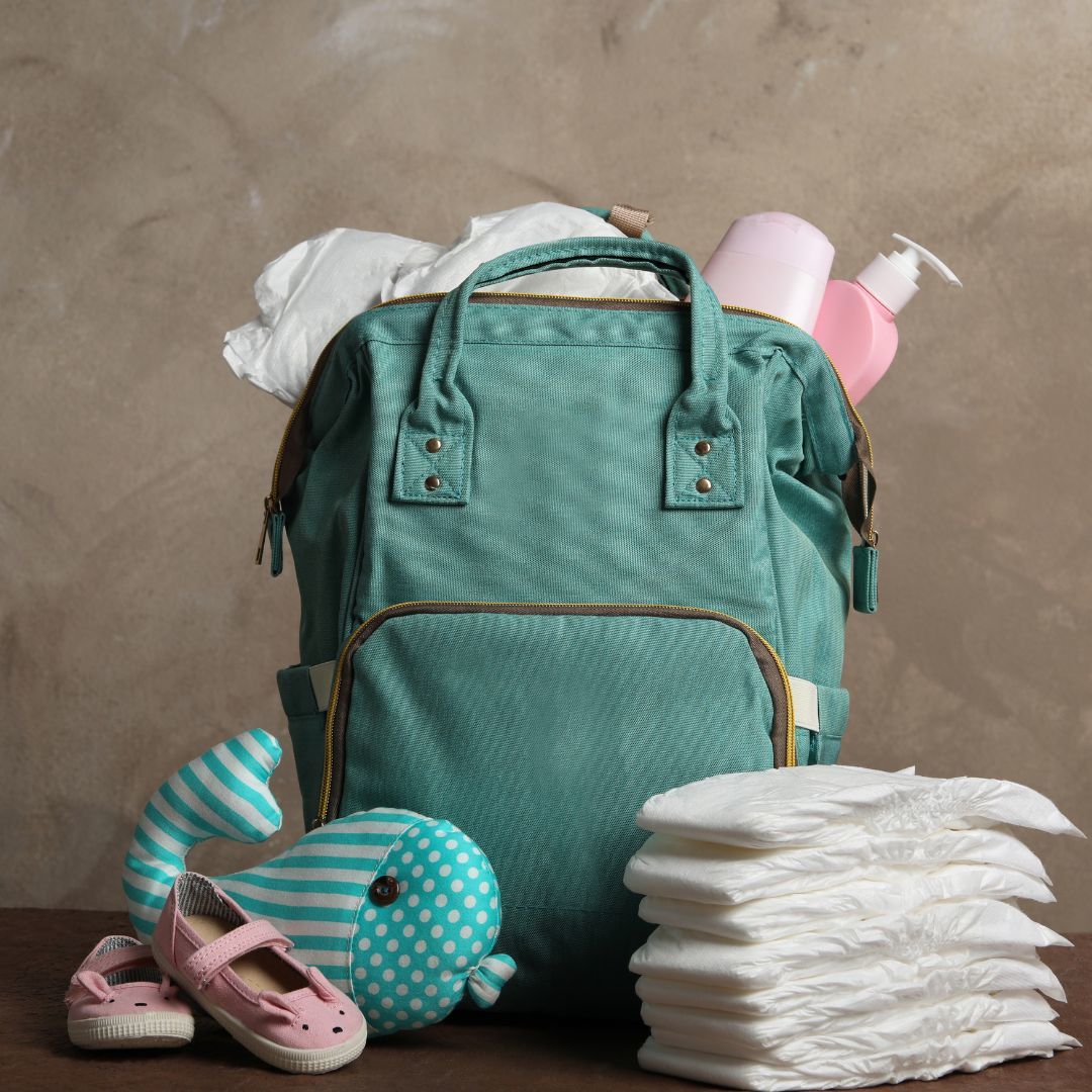 baby-changing-bag-stock-image